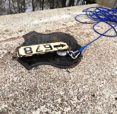 Unearthing History: The Thrill of Finding Antique Road Signs While Magnet Fishing